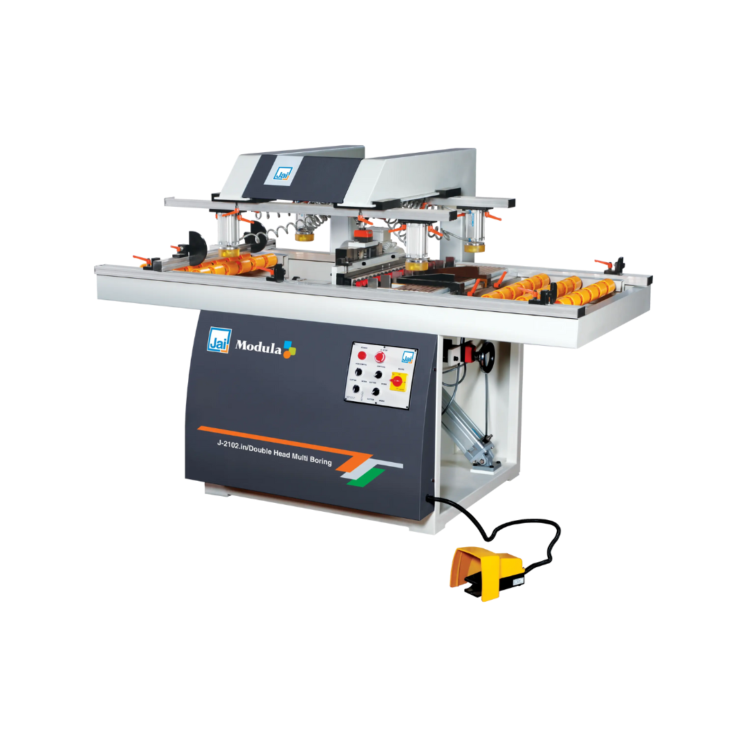 J-2102.in (Semi Auto) Double Head Multi Boring